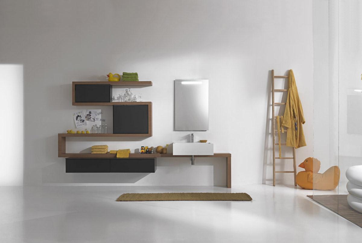 Mobili per bagno marrone: mobili per il bagno moderni laborlegno ...